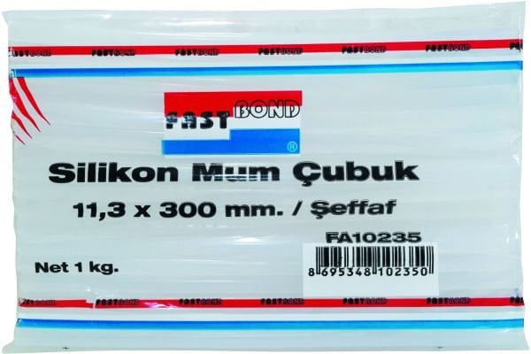 Fast Bond Şeffaf Kalın Silikon Mum 11,3x300 mm