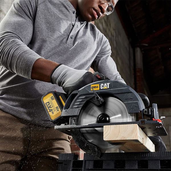 CAT DX53 18Volt 4.0Ah Akülü Profesyonel Şarjlı Daire Testere 185 mm