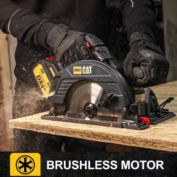CAT DX53 18Volt 4.0Ah Akülü Profesyonel Şarjlı Daire Testere 185 mm