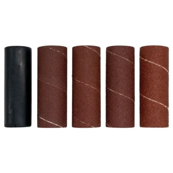 Silindir Zımpara Yedek Seti 38x115 mm | Kauçuk Silindir ve Zımpara Seti | Rox Wood 0197