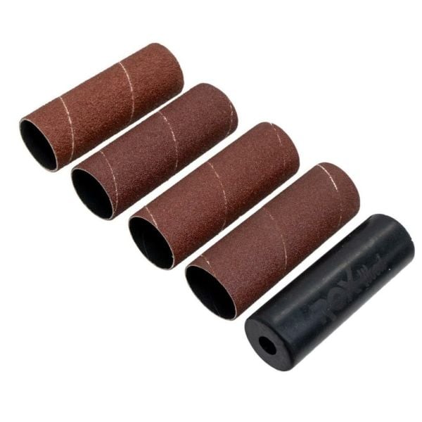 Silindir Zımpara Yedek Seti 38x115 mm | Kauçuk Silindir ve Zımpara Seti | Rox Wood 0197