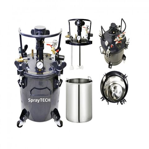 SPRAYTECH 20 Litre Otomatik Karıştırıcılı Basınçlı Tank – Profesyonel Yüksek Verimli Ünite
