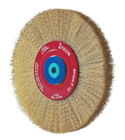 Fecin 152005BGME 200 mm Daire Tip Paslanmaz Çelik Tel Fırça