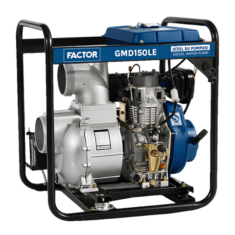 Factor FCGMD150LE Dizel Su Pompası Marşlı 150 mm (6 '') Motopomp