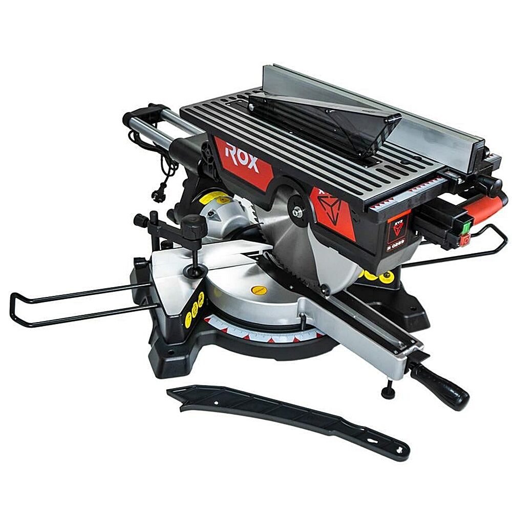 Rox 0289 Kombine Gönye ve Tezgah Testeresi 305 mm 1800W – Profesyonel Hassas Kesim Makinesi