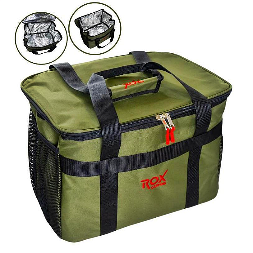 Rox Camping 0188 Termal Kamp Çantası 38 Litre – Isı Muhafazalı Soğuk ve Sıcak Tutucu