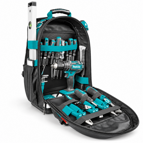 Makita E-15481 Sırt Alet ve Takım Çantası - Profesyonel Ergonomik Sırt Çantası 390 x 230 x 490 mm