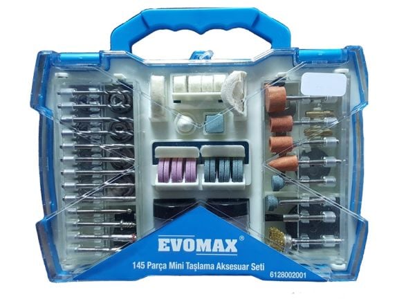 Evomax Mini Taşlama Aksesuar Seti – Çok Amaçlı Hassas İşleme ve Hobi Seti