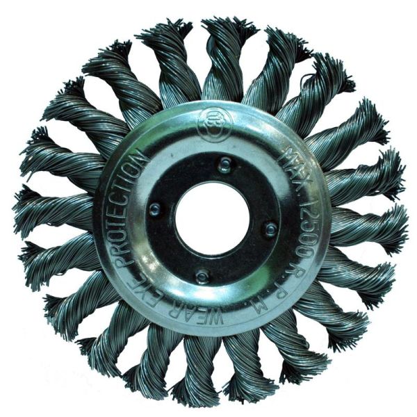Hawk Gri Burma Telli Daire Fırça 115x0.50 mm