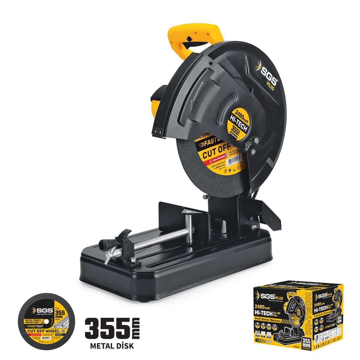 SGS SGS5275 Profil Kesme Makinası | 355 mm Disk, 2480 W Güç