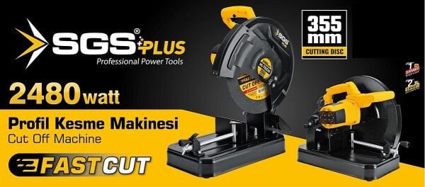 SGS SGS5275 Profil Kesme Makinası | 355 mm Disk, 2480 W Güç