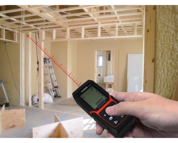 KOBB KBL120 Profesyonel Şarjlı Lazer Metre 120 mt
