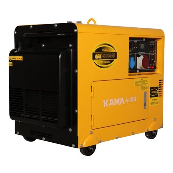 Kama By Reis KDK7500SC3 Dizel Jeneratör 6.9 kVA Trifaze