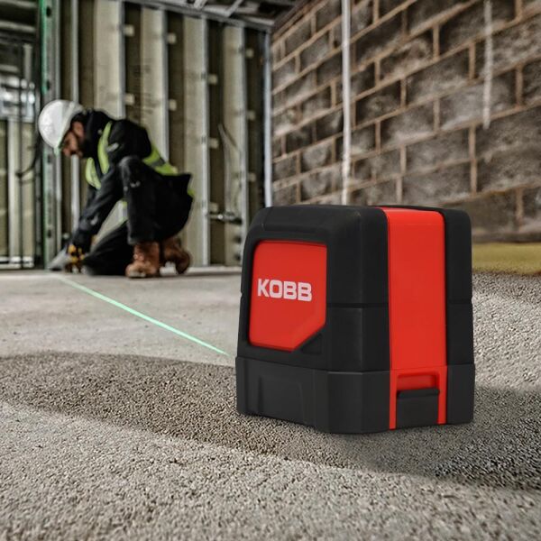 KOBB KBL91G Yatay ve Dikey Otomatik Hizalamalı Yeşil Çapraz Çizgi Lazer Distomat 30 Mt