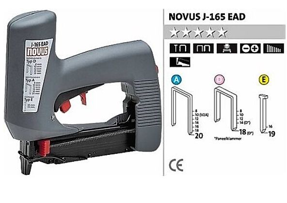 Novus J-165 EAD Elektrikli Zımba Ve Çivi Çakma Tabancası 8-18 mm