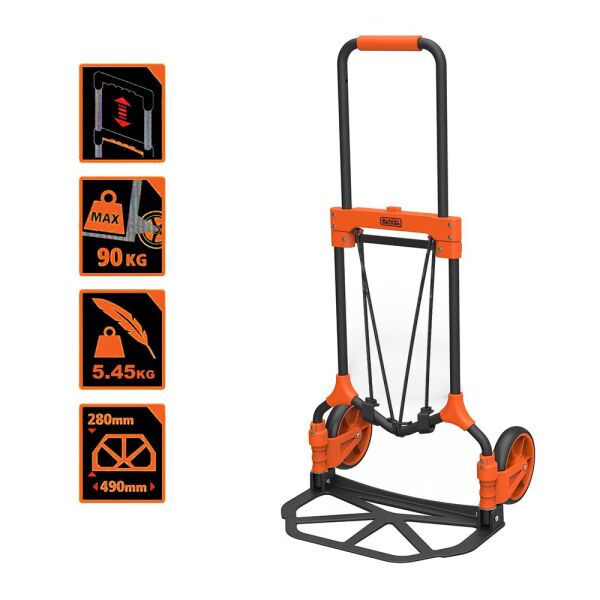 Black&Decker BH202 Katlanır El Arabası 90 kg.
