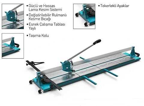 Eurostar HF16122 Profesyonel Seramik ve Granit Kesme Makinası 1220 mm