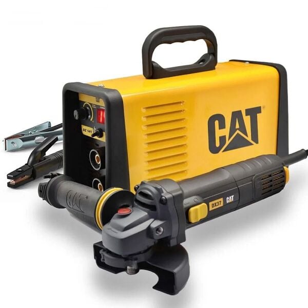 CAT DZ141T TIG LIFT/MMA Çanta Tipi  Dijital İnverter Kaynak Makinesi  140 Amper + CAT DX37 Avuç Taşlama