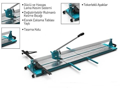 Eurostar HF16155 Profesyonel Seramik ve Granit Kesme Makinası 1550 mm