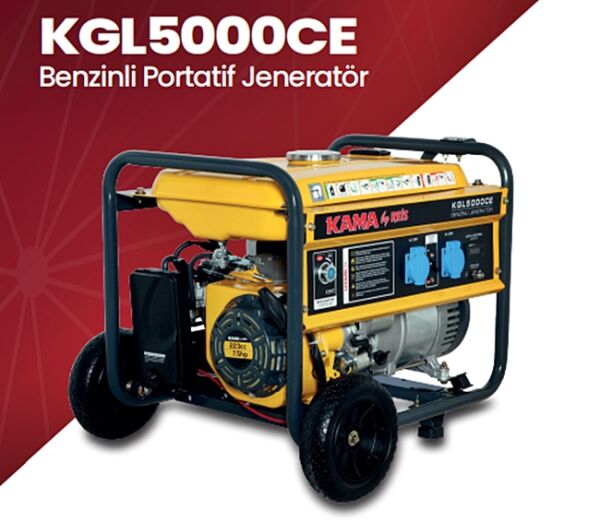 Kama By Reis KGL5000CE Benzinli Jeneratör 4,75 KVA