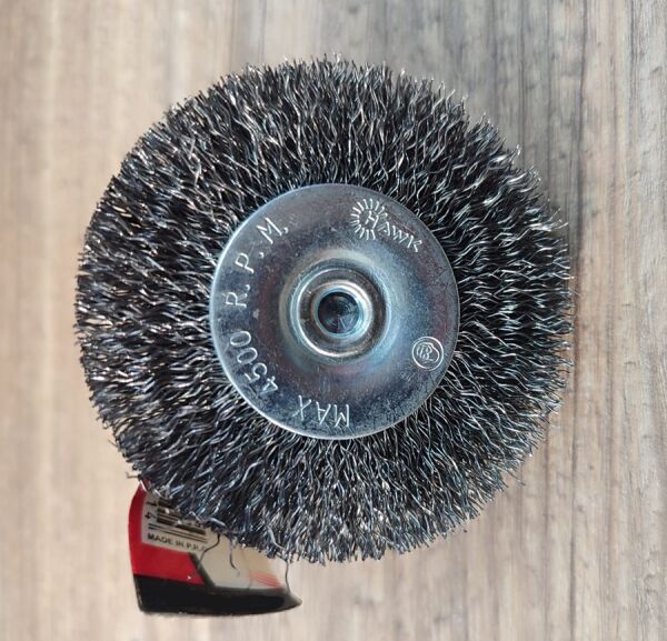 Hawk Gri Telli Pimli Daire Fırça 50x6 mm -70 adet