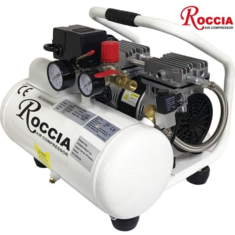 Roccia TC-800/9 Yağsız Sessiz Hava Kompresörü 9 lt.