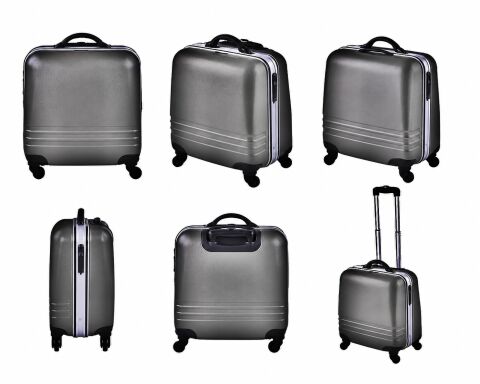 Alfa T-8006S ABS Takım Çantası (Tekerlekli ve Çekçekli) 420x410x230mm