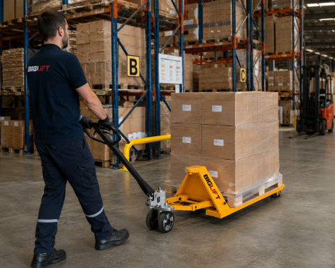 Biglift RM-ACL20-18 Uzun Manuel Transpalet 2000 kg 1800 mm | Profesyonel Palet Taşıma Arabası