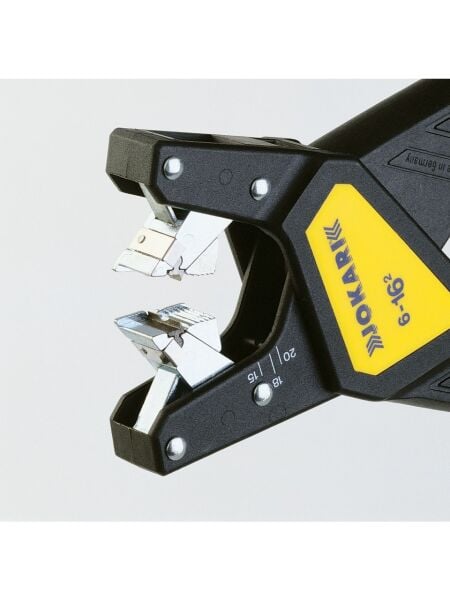 Jokari 20090 Otomatik Kablo Dış ve İç Kılıf Soyma Aleti | Ø 6,0–16,0 mm²
