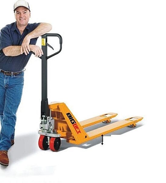 Biglift Alçak Şase Manuel Transpalet 1500 Kg | 50 mm Düşük Profil