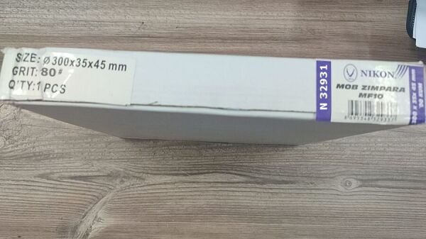 Nikon Flanşlı Mob Zımpara 80 Kum 300x35x45mm