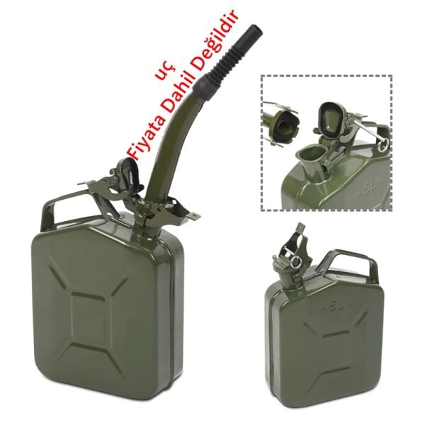 Knc KC05-8G Metal Yakıt Bidonu 5 Litre
