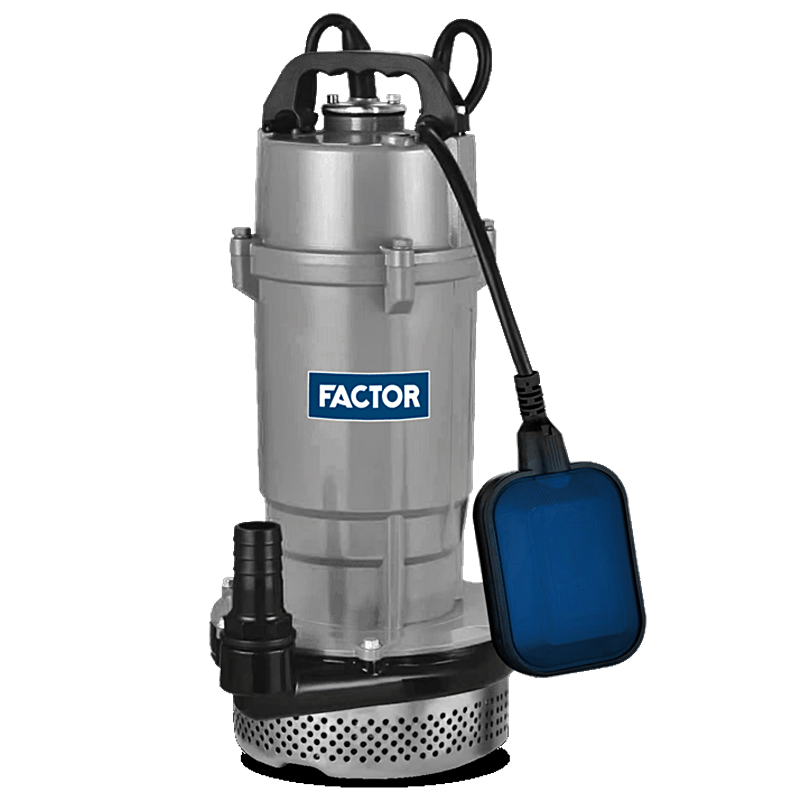 Factor FACQDX15-32-075W 1 HP Dalgıç Tip Temiz Su Pompası 220V Monofaze Alüminyum Gövdeli