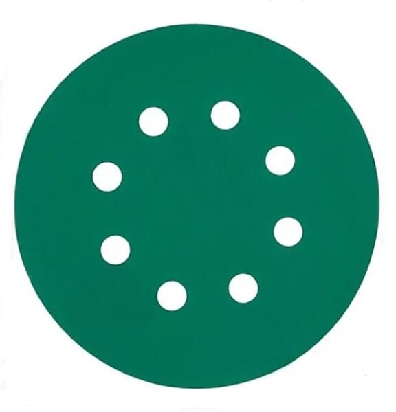 Nikon Cırtlı 8 Delikli Film Disk Zımpara 125 mm 400 Kum 50 adet