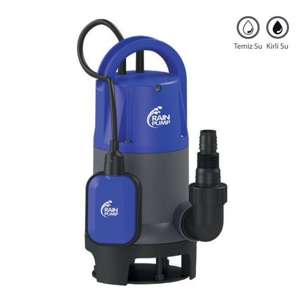 Rain Pump CD750P-N Plastik Gövde Temiz Su Derenaj Dalgıç Pompa 750W