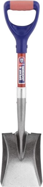Spear & Jackson Köşeli Kürek 71x16 cm – Profesyonel Kamp Küreği, Taşınabilir Mini Kürek