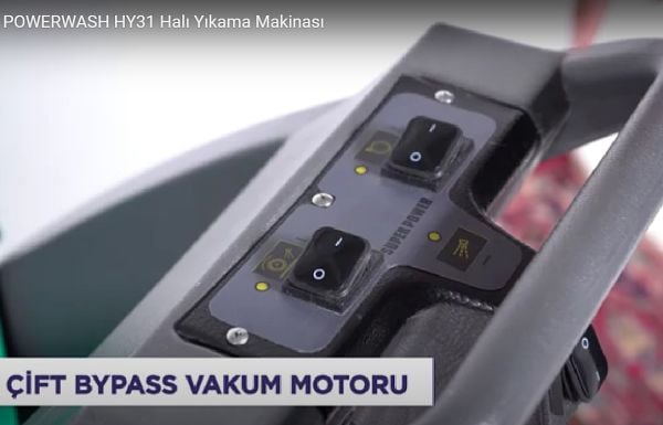 Powerwash HY31  Halı Yıkama Makinası 2500 Watt