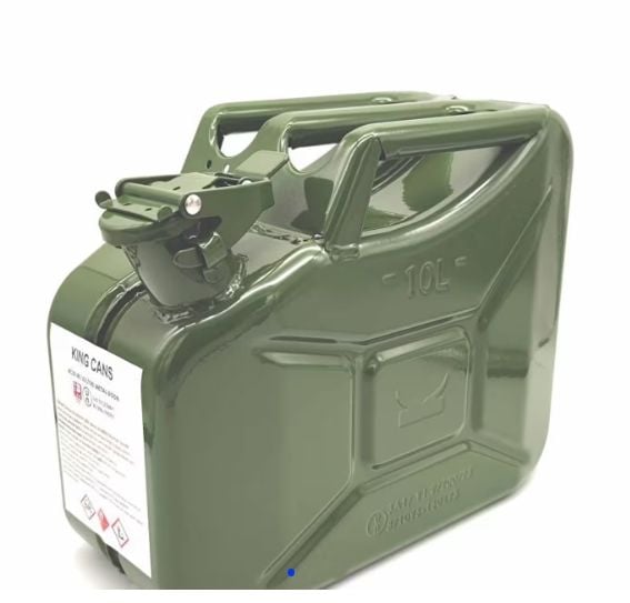 Kingcans BBC10 Metal Benzin Büdonu 10 Lt