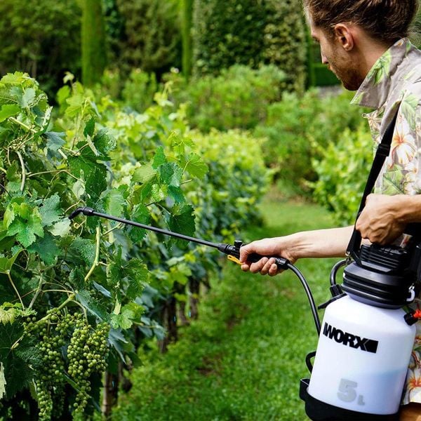 Worx Akülü 5Lt. Basınçlı İlaçlama ve Dezenfektan Pompası-WG829E 20Volt 2.0Ah. Li-ion