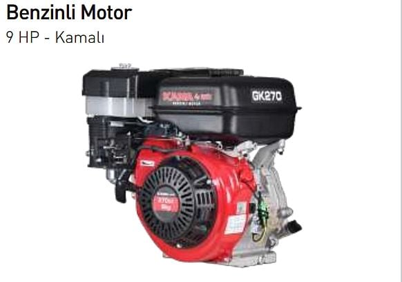Kama GK270 İpli Kamalı Benzinli Motor 9 Hp