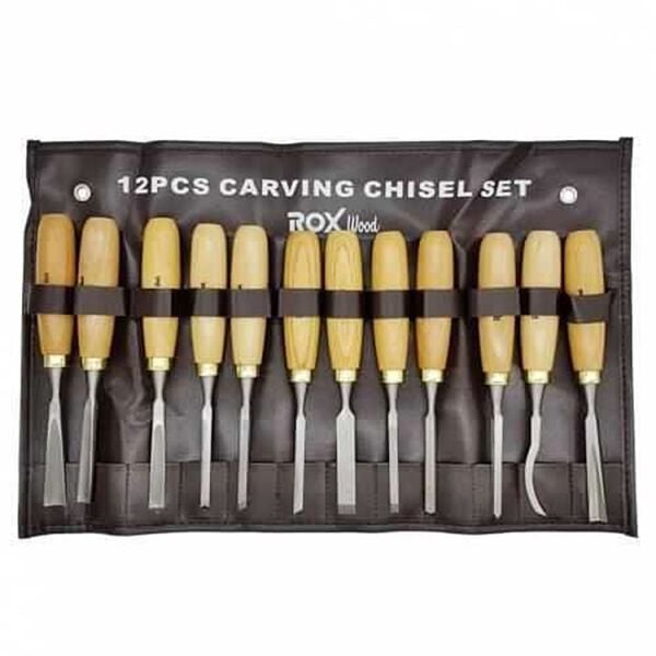 ROX Wood Ahşap Oyma Iskarpela Seti 210 mm- 12 Parça