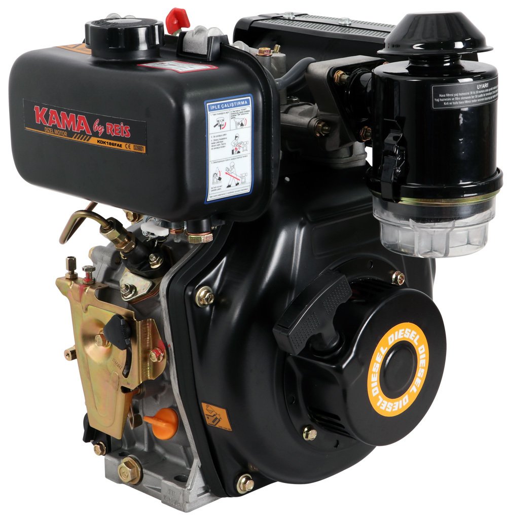 Kama By Reis KDK186FAE Dizel Motor 10Hp İpli/Marşlı Kamalı
