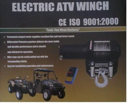 WİLD BEAR 2000 LB ATV ve Tekne Vinci 12V
