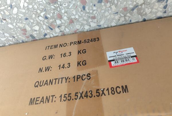 Promaster MS52483 Çelik Gövde Fayans Kesici 1290 mm