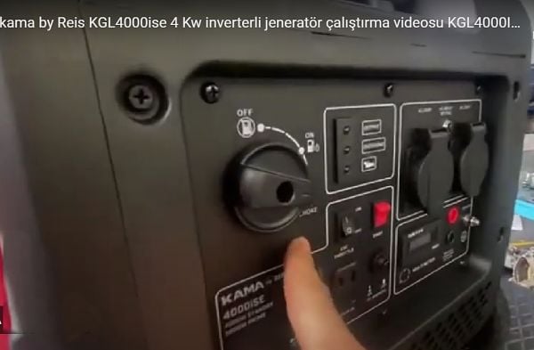 Kama By Reis KGL4000iSE İnvertörlü Benzinli Jeneratör 4 kVA Trifaze