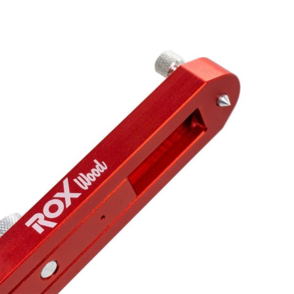 Rox Wood 0165 Alüminyum Dairesel İşaretleme Cetveli | Ahşap İçin Ayarlı Çizim Pergeli