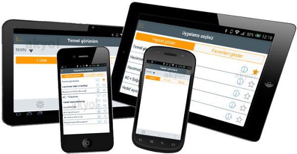 Testo 605i Akıllı Telefon ile Kullanılabilen Termo Higrometre (Ekransız)