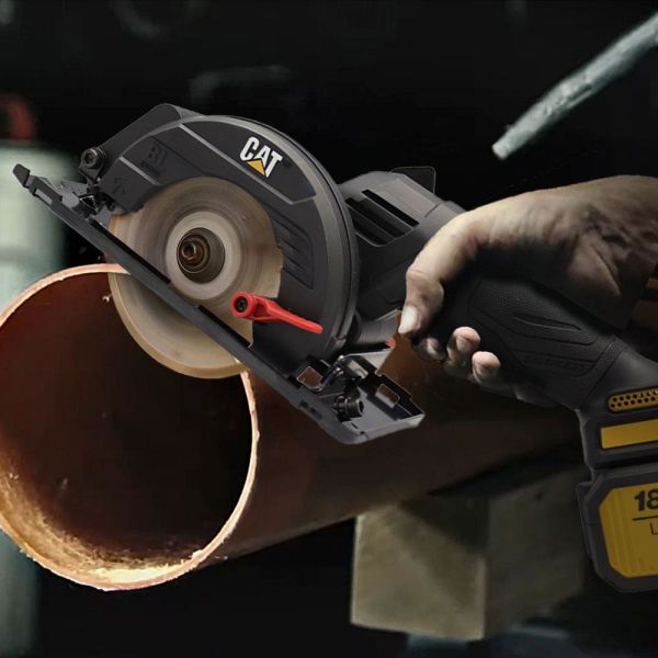 CAT DX5010B Profesyonel Çok Amaçlı Daire Testere 18Volt 120mm  (Akü Dahil Değildir)