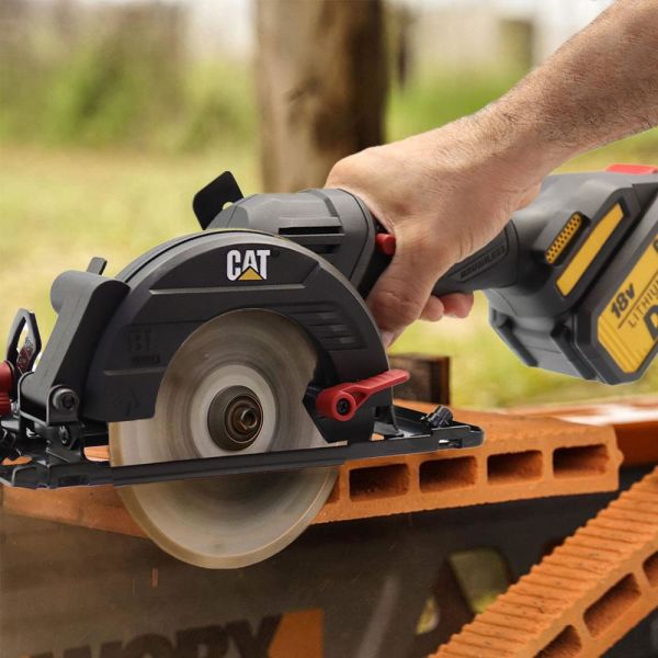CAT DX5010B Profesyonel Çok Amaçlı Daire Testere 18Volt 120mm  (Akü Dahil Değildir)