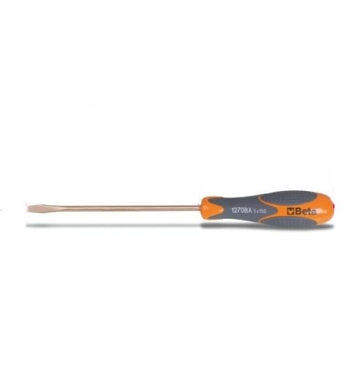 Beta 1270BA Kıvılcım Çıkarmaz Düz Tornavida 10x250mm